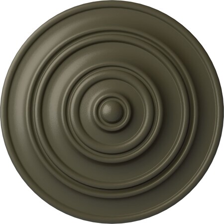 Ekena Millwork Classic Ceiling Medallion (Fits Canopies up to 4 1/8"), Hand-Painted Witch Hazel, 13 1/4"OD x 1/2"P CM13CLWHF